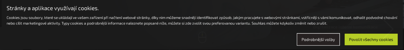 zjednodušená lišta